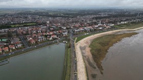 Lytham St Annes from above