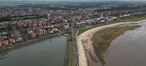 Lytham St Annes from above
