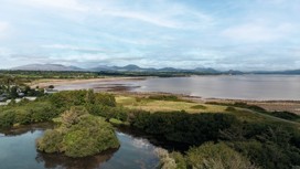 View of the park and surrounding area from above