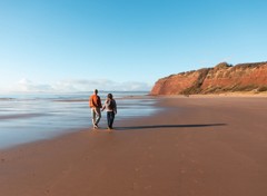 A sandy beach, right on your doorstep