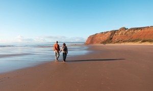 A sandy beach, right on your doorstep