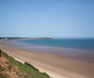 Beach view at Primrose Valley