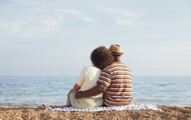 The pebble beach at Bowleaze Cove