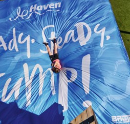 The view down from the Jump