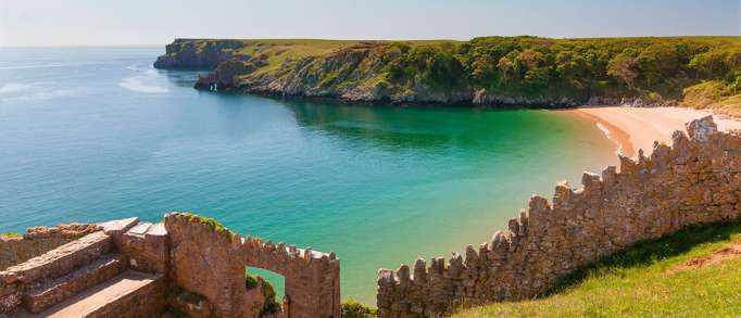 2. Barafundle Bay, near Stackpole, Pembrokeshire