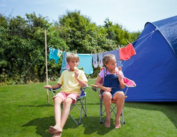 What's included in a camping break?