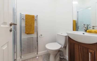 Caravan bathroom