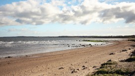 The coast stretching to Port Seton