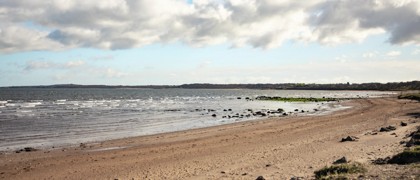 The coast stretching to Port Seton