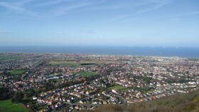 Prestatyn from above