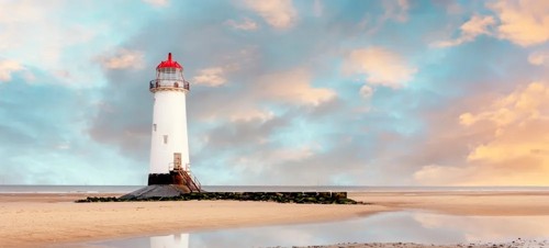 Talacre Beach and Lighthouse  