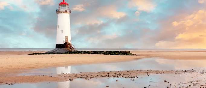 Talacre Beach and Lighthouse  
