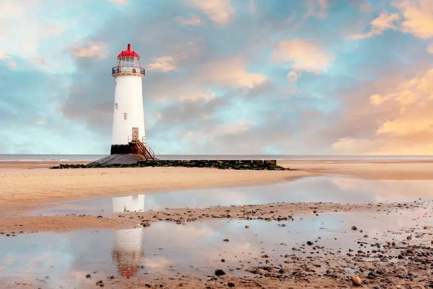 Talacre Beach and Lighthouse  