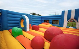Lose yourself in the inflatable action!