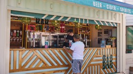Outdoor Box Bar at Caister-on-Sea