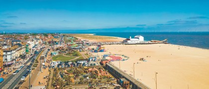 Nearby central Great Yarmouth 