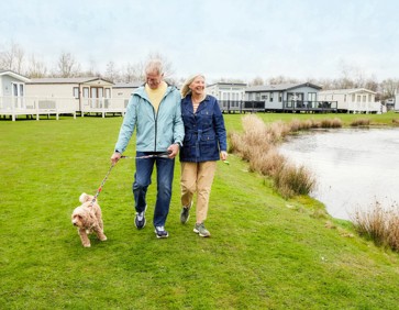 Walking on park at Lakeland