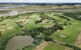 Nine-hole golf course at The Orchards.