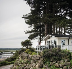 One of the holiday home areas at Rockley Park.