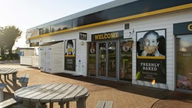 Supermarket at Seashore