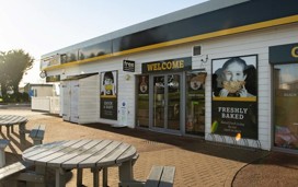 Supermarket at Seashore