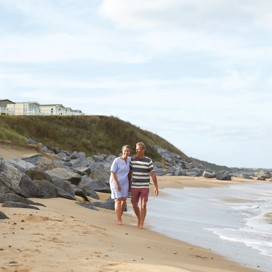 Direct access to a sandy beach