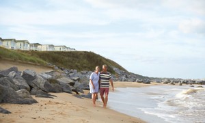 Direct access to a sandy beach