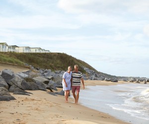 Direct access to a sandy beach