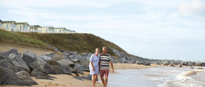Direct access to a sandy beach