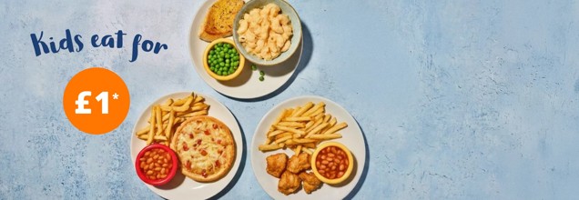 Kids eat for £1