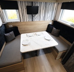 Representation of a main bedroom in a Pod