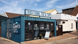 Pick up tasty fish and chips!