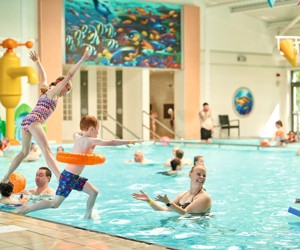 The indoor pool at Lakeland