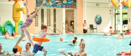 The indoor pool at Lakeland