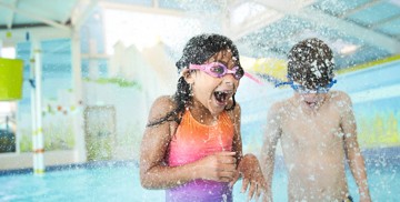 Kids love the water features in the pool and there's something for all, big and small.
