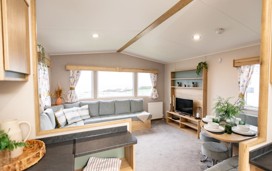 An example of the luxurious interior of a Hot Tub Lodge.