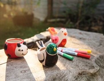 Plant Pot Art at Haven.