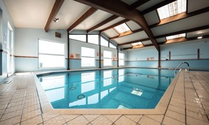 Heated indoor pool at Cardigan View
