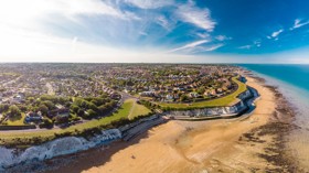 View of the beach at Margate on a sunny day
