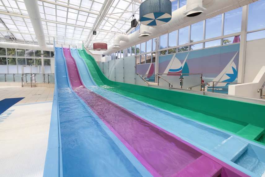 1. Devon Cliffs’ swimming pools 