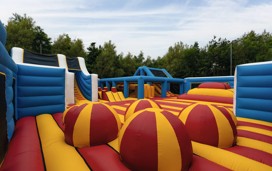Lose yourself in the inflatable action!