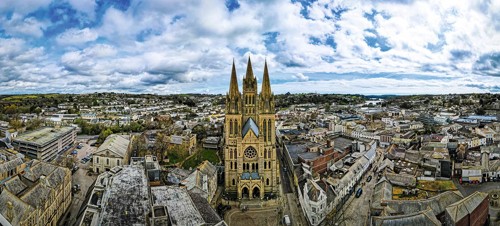 Truro from above