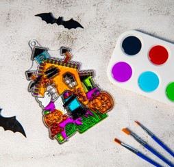 Create a colourful sun catcher in a range of designs.