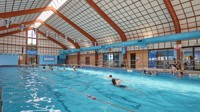Bobbing along in the well-sized indoor pool at Skegness