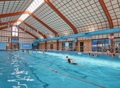 Bobbing along in the well-sized indoor pool at Skegness