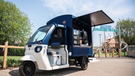 A Costa Coffee Cart at Cleethorpes Beach