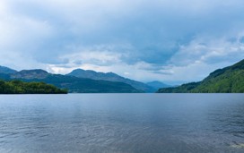 A view of Loch Lomond in the Scottish Highlands
