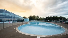 Outdoor pool at Quay West