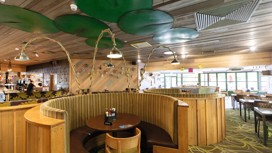 Boathouse restaurant at Marton Mere