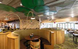 Boathouse restaurant at Marton Mere